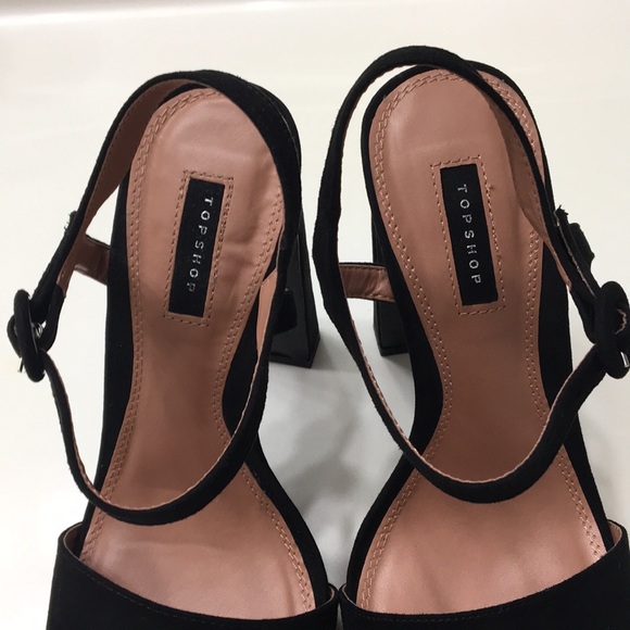 NWT Topshop High Heeled Sandals Size 10 - Picture 4 of 8
